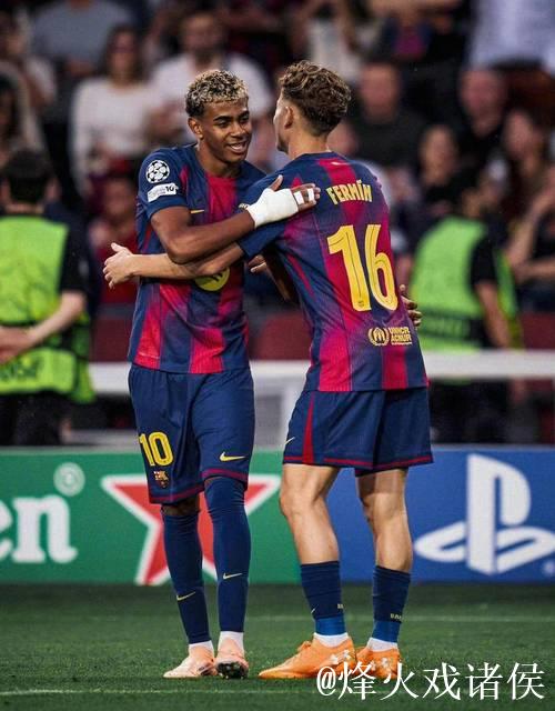 欧冠-费尔明戴帽拉什福德双响 巴萨6-1奥林匹亚科斯